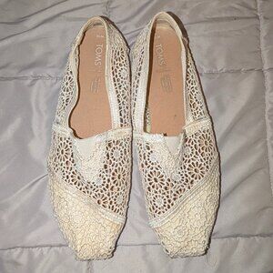 Tom's Lace Alpargata - Size 10